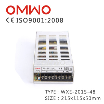 Wxe-201s-48 Hotsale Constante 201W Alimentation à sortie unique AC au commutateur DC SMPS